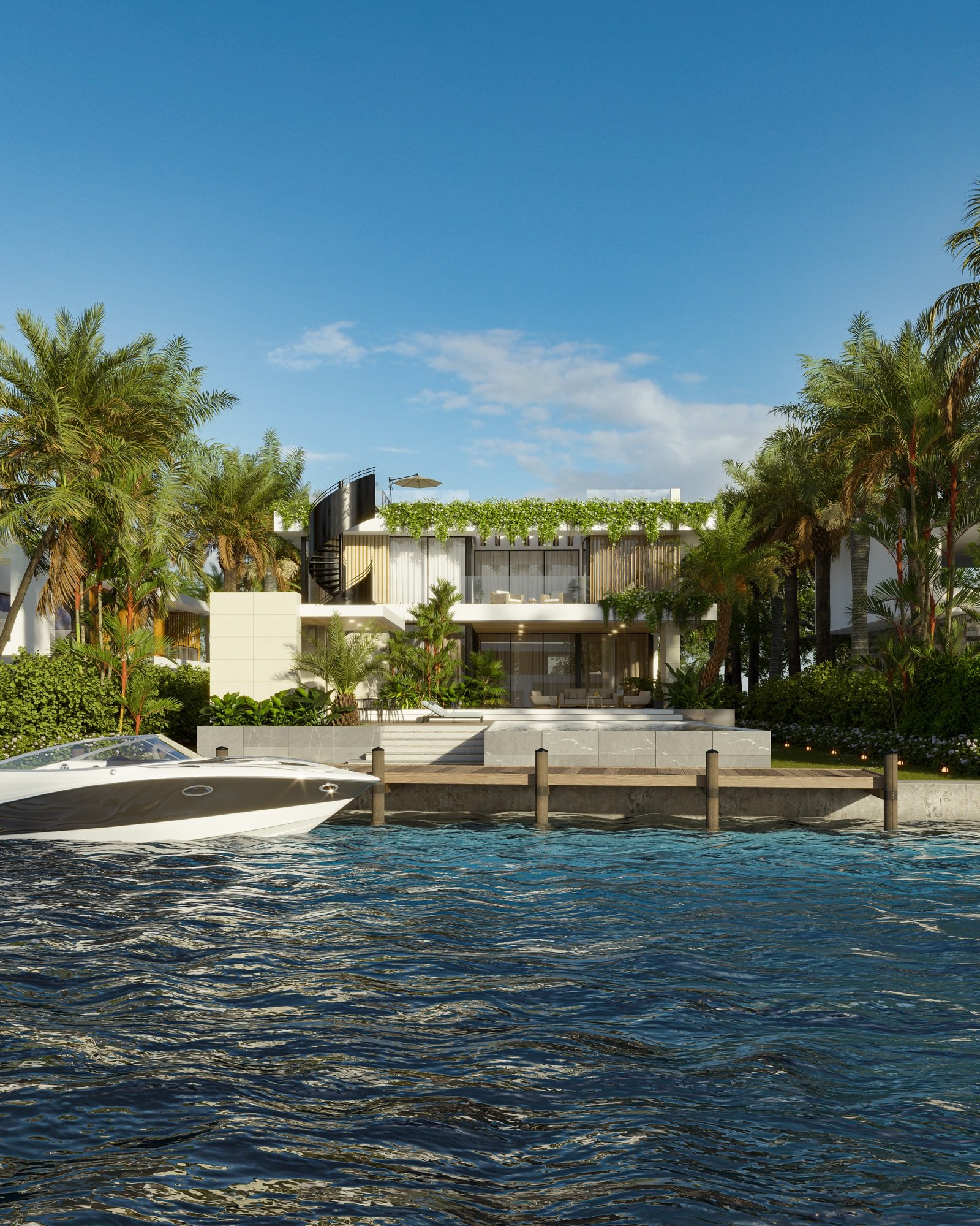 RAL 9016 // WATERFRONT VILLA