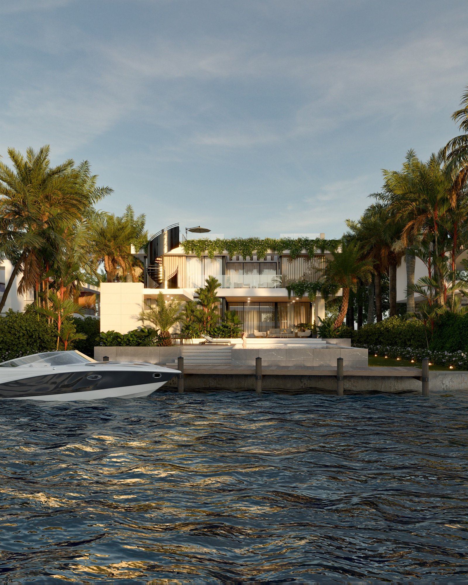 RAL 9016 // WATERFRONT VILLA
